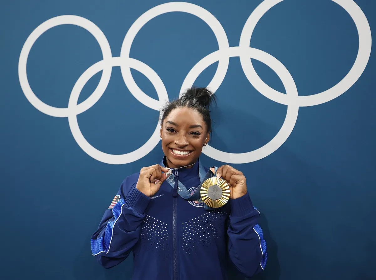 Simone Biles hétszeres olimpiai bajnok tornász