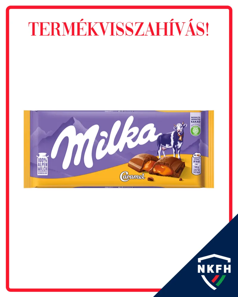 Termékvisszahívás áldozata lett a karamellás Milka csoki 