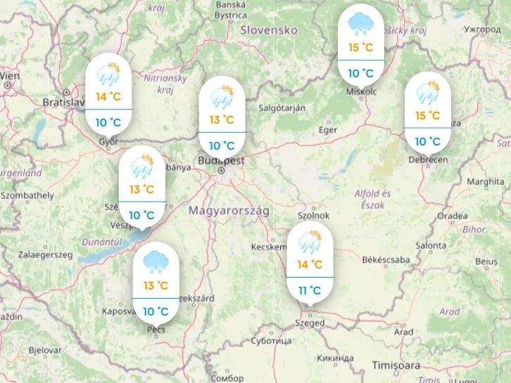 Véget ér az elmúlt napok tavaszias időjárása