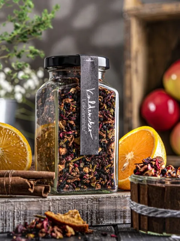 Ünnepi finomság: forralt bor gyümölcstea keverék.