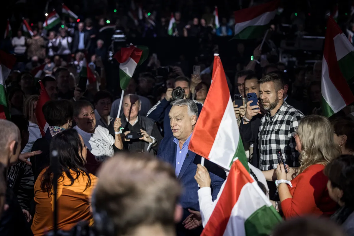 DPK Háborúellenes gyűlés, Győr, 2025. 11. 15. Orbán Viktor