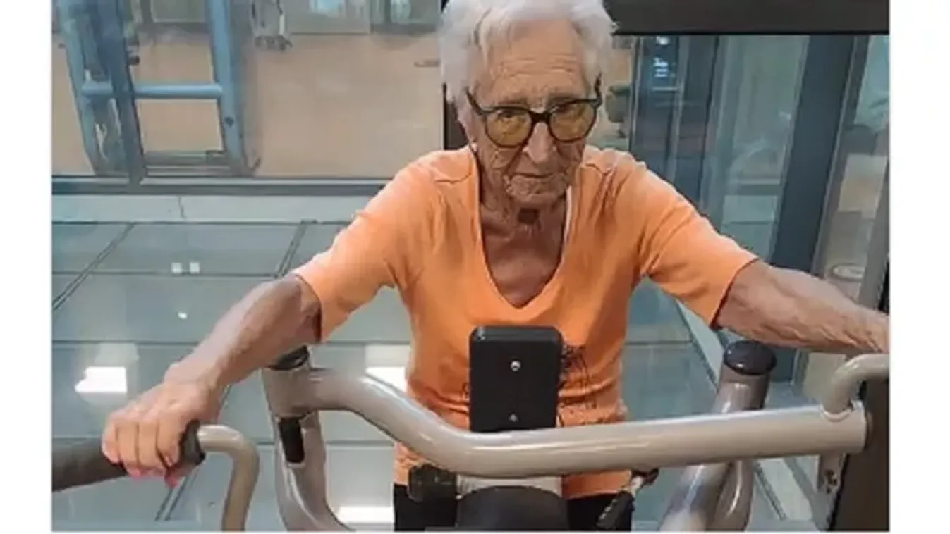 Az edzőteremben tölti a szabadidejét egy 101 éves nő, szerinte ez a hosszú élet titka
