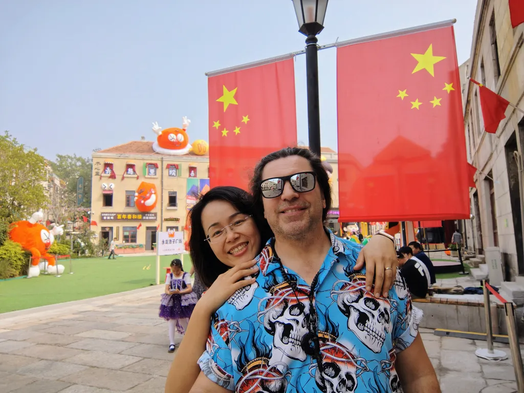 Balázs és Wendy 2019-ben ismerkedtek meg, de a pandémia miatt csak 2024-ben tudtak először Kínába látogatni.