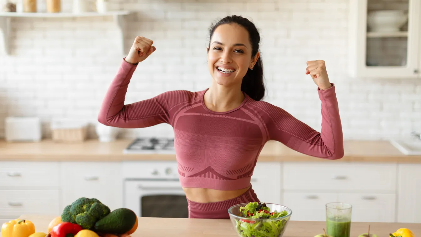 Fittségi teszten kiválóan teljesítő nő