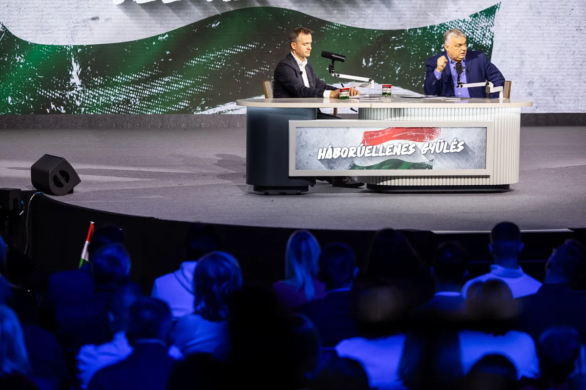 Háborúellenes Gyűlés, Nyíregyháza, 2025. 11. 29.
Orbán viktor