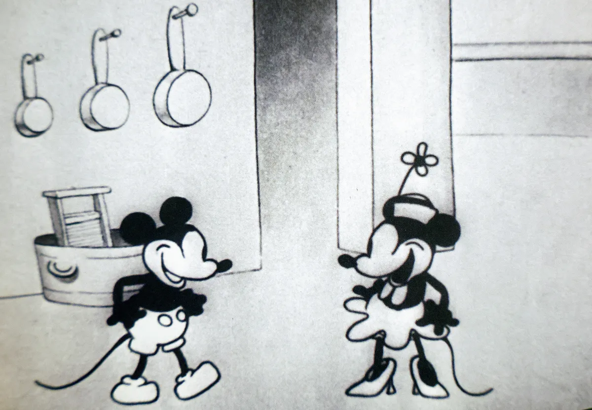 A kis huncut Mickey egér a közönség kedvence lett 1928-ban 