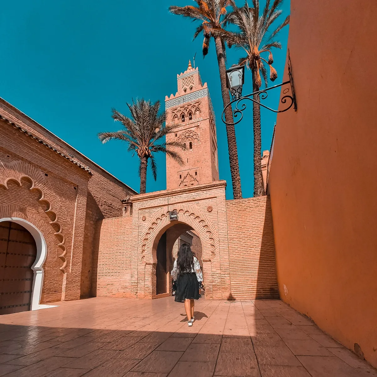 Marrakesh egyik legfontosabb látnivalója a tradicionális orientális építészetet képviselő Koutoubia mecset