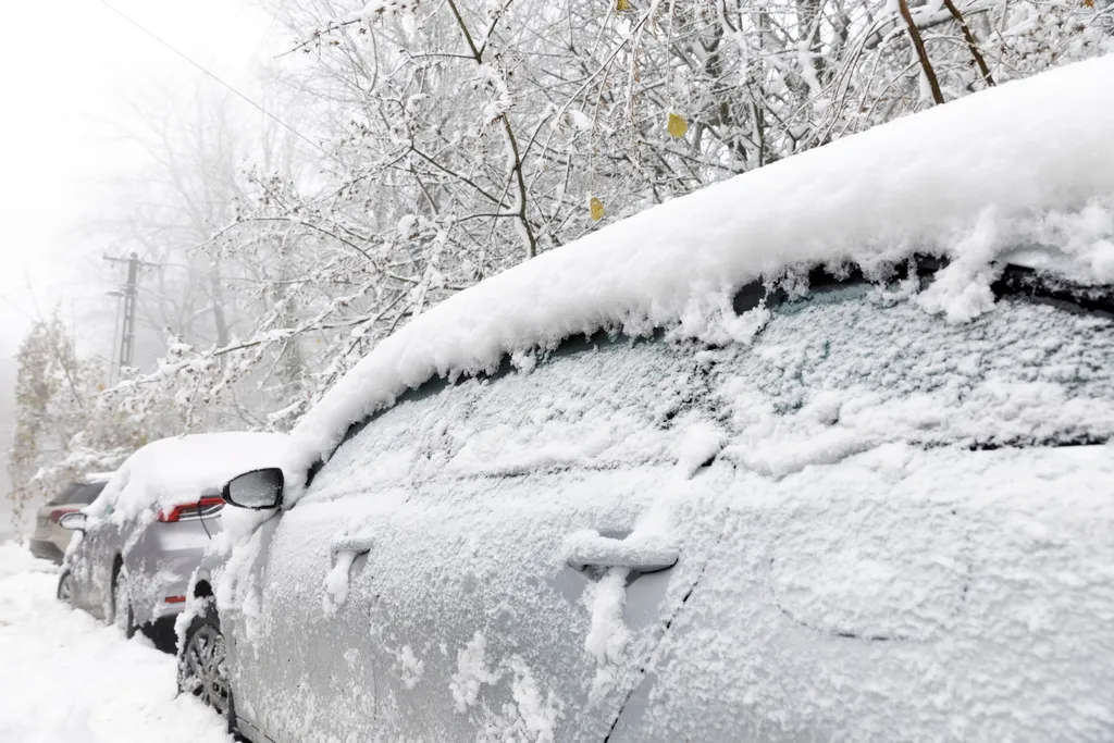 hó, havazás, november