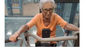 Az edzőteremben tölti a szabadidejét egy 101 éves nő, szerinte ez a hosszú élet titka