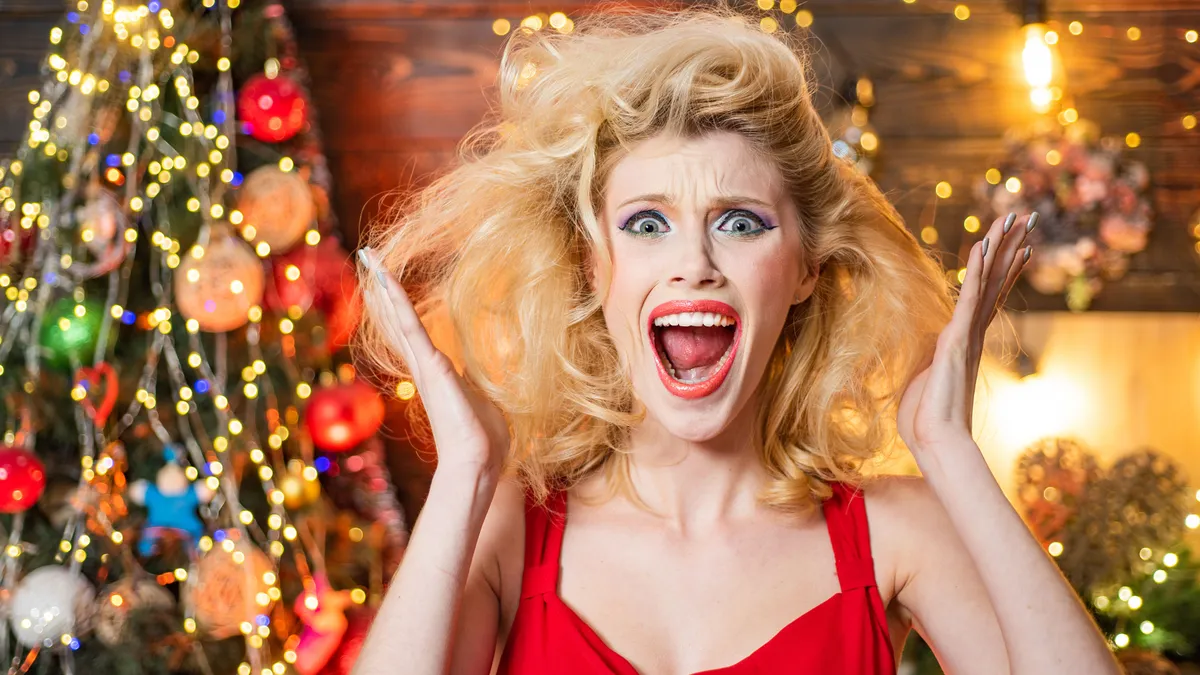 Nervous,,Thrilled,And,Scared,Emotions.,Merry,Christmas,And,Happy,New