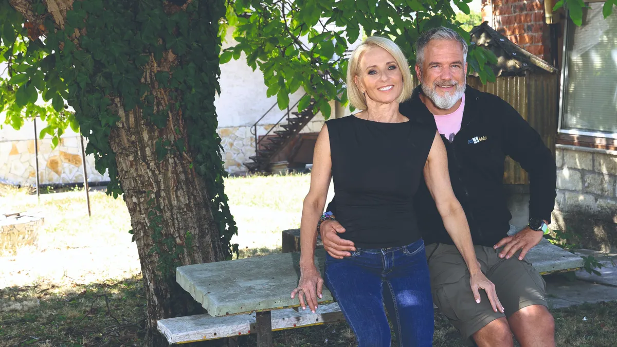 Marsi Anikó és férje, Gyarmati Gábor.