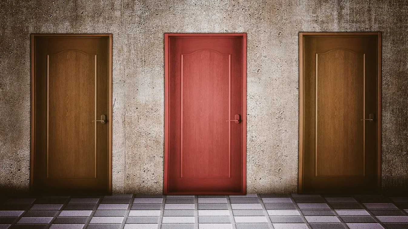 Személyiségtesztben szereplő ajtók