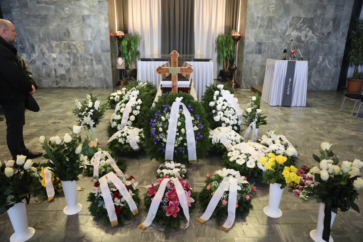 Kálloy Molnár Péter temetése.