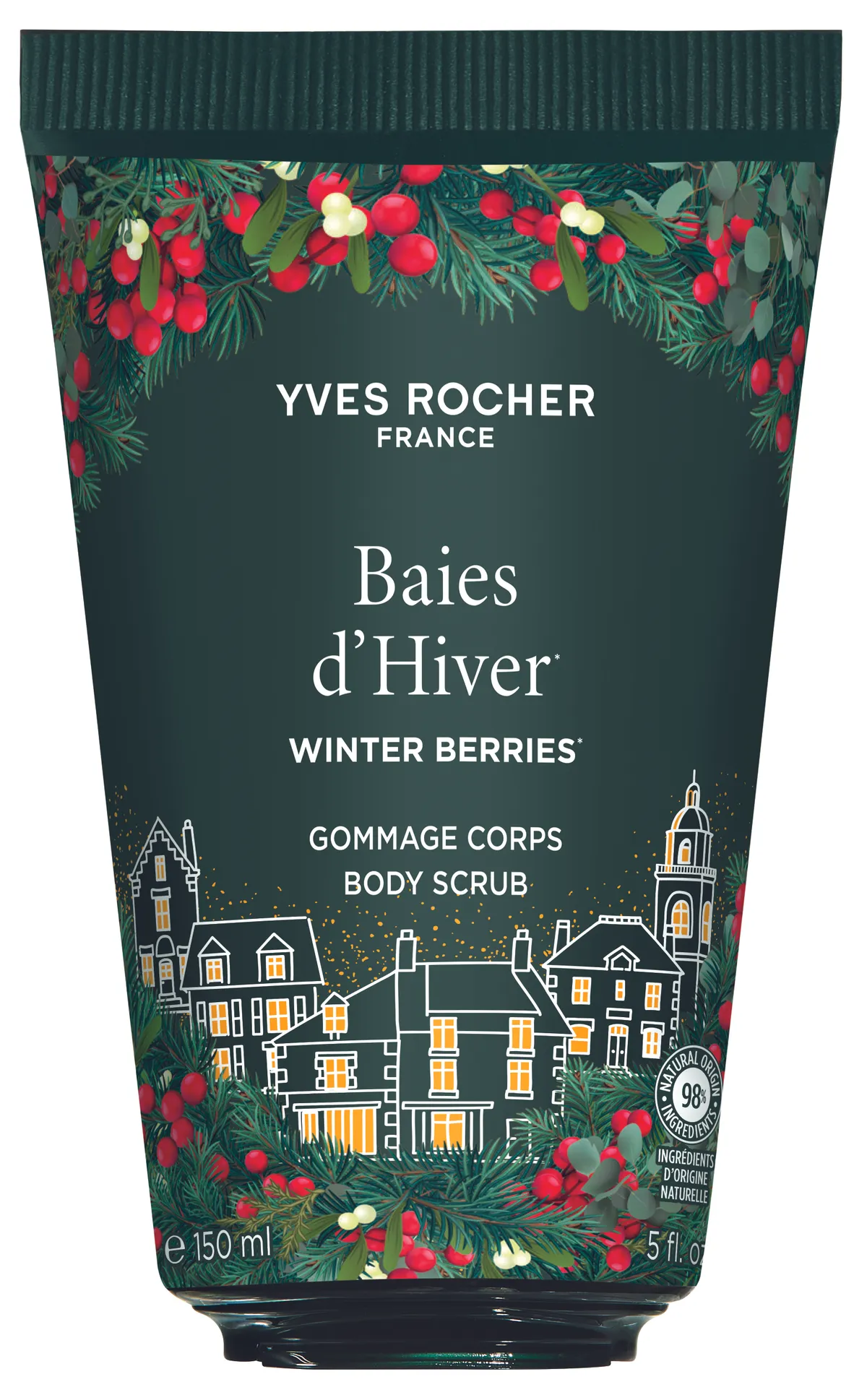 Karácsonyi ajándék: Téli gyümölcsvarázs testradír Yves Rocher.