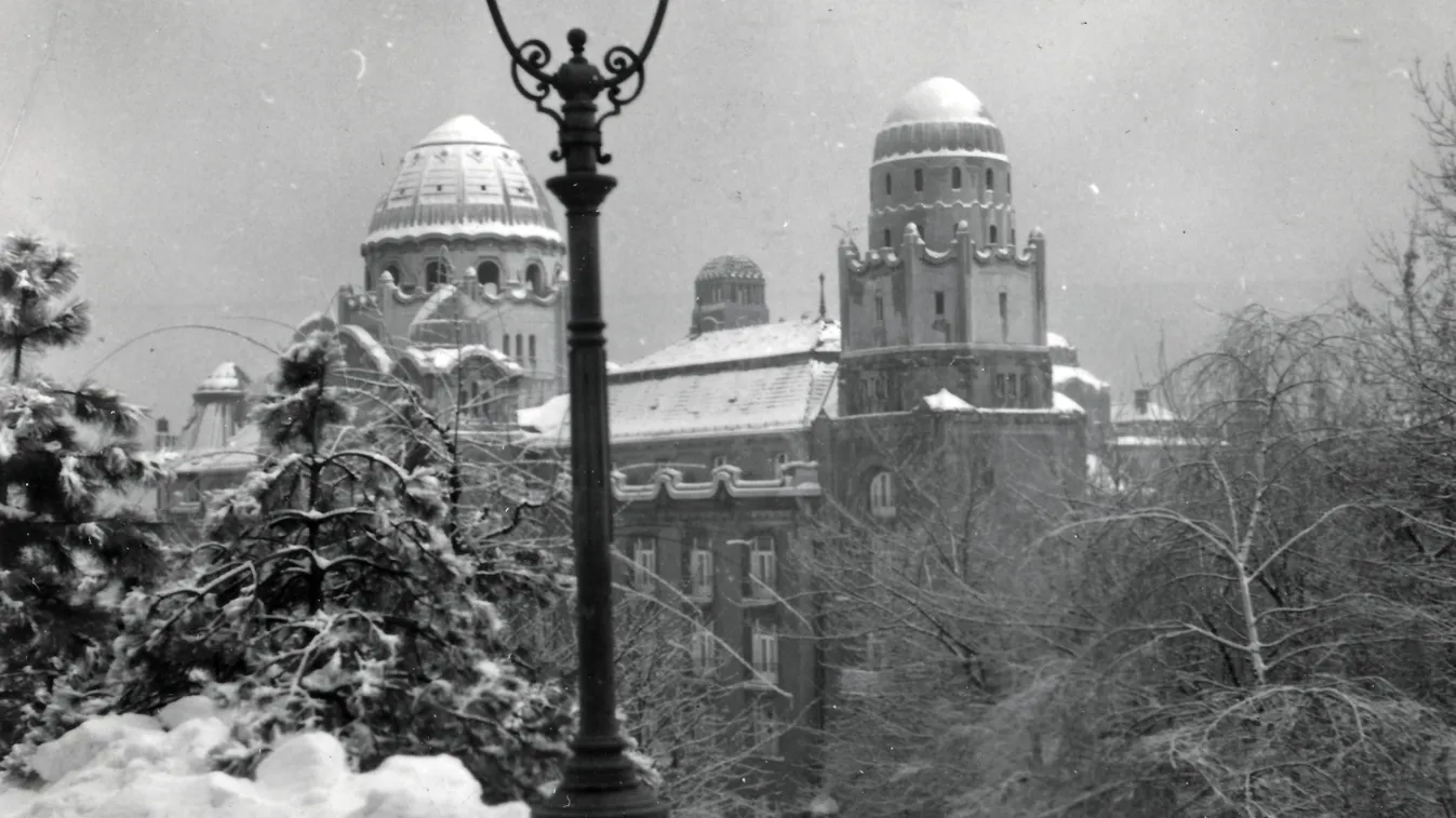 Téli képek a korabeli Budapestről
