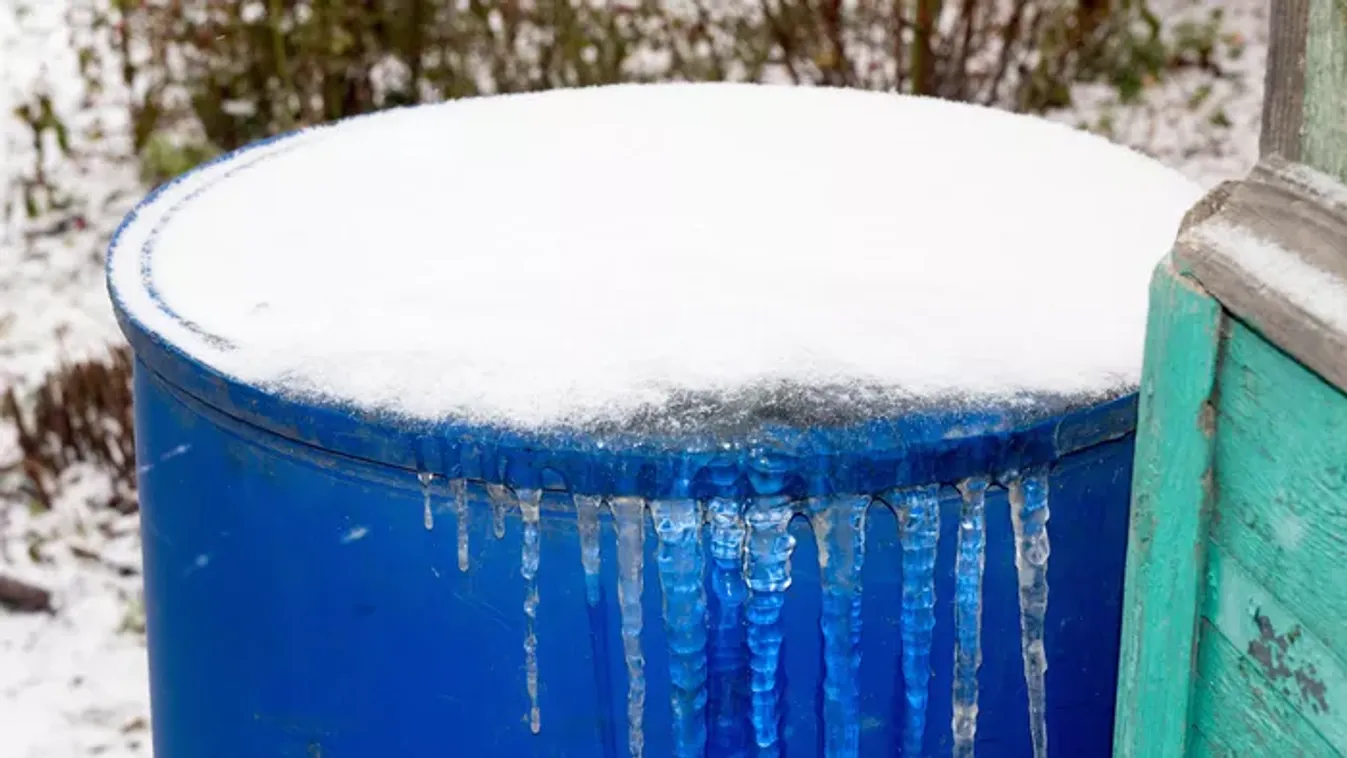 Beköszöntött a december, ideje téliesíteni az esővízgyűjtőt: tippek, trükkök, jótanácsok