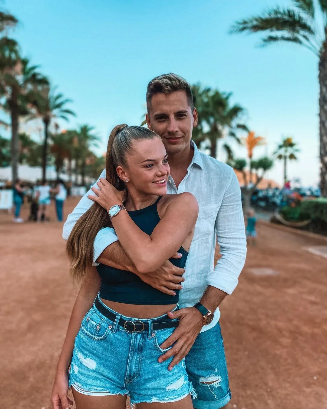 Kéz a kézben utazott az Exatlon All Stars műsorba Dorci és Patrik. 