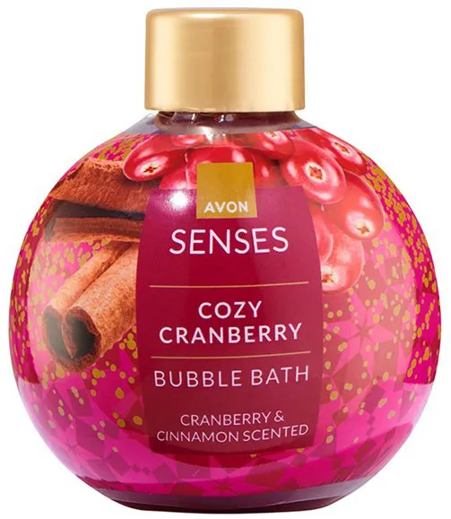 Karácsonyi ajándék: Cozy Cranberry habfürdő Avon, 1299 Ft