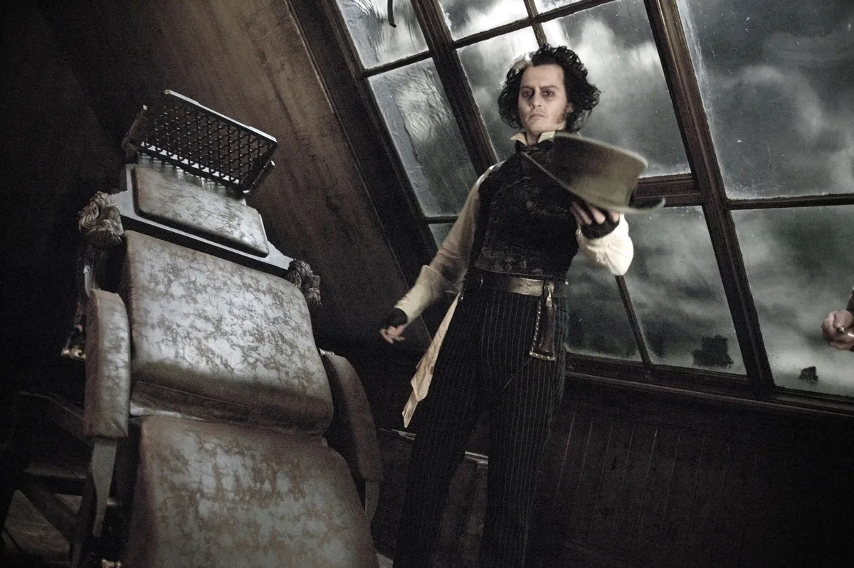 Johnny Depp 2007 - Sweeney Todd: The Demon Barber of Fleet Street - Movie Set
