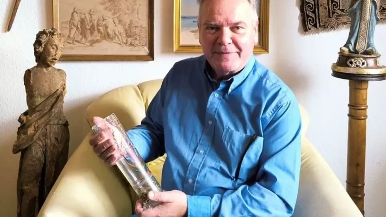 400 éves üvegpohárra bukkant a kincsvadász