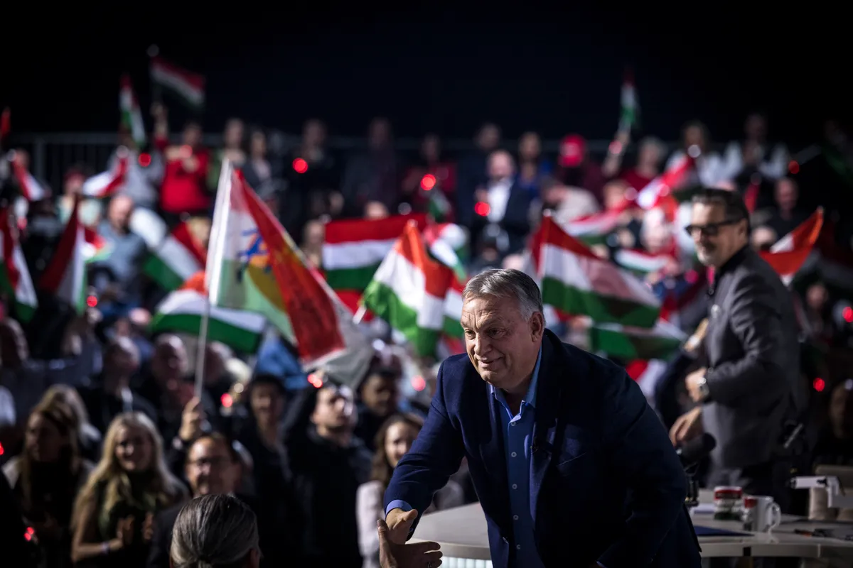 Orbán Viktor a harmadik Háborúellenes Gyűlésen, Kecskeméten