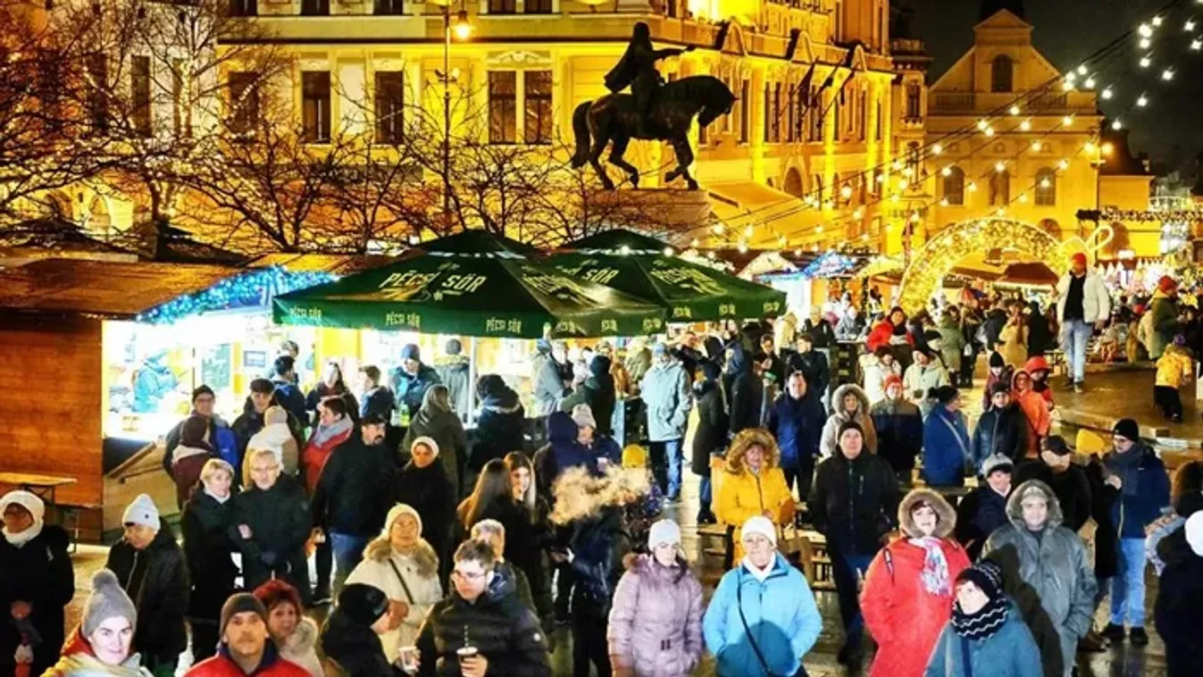 Pécsi adventi vásár: fények, muzsika és mesék a Széchenyi téren