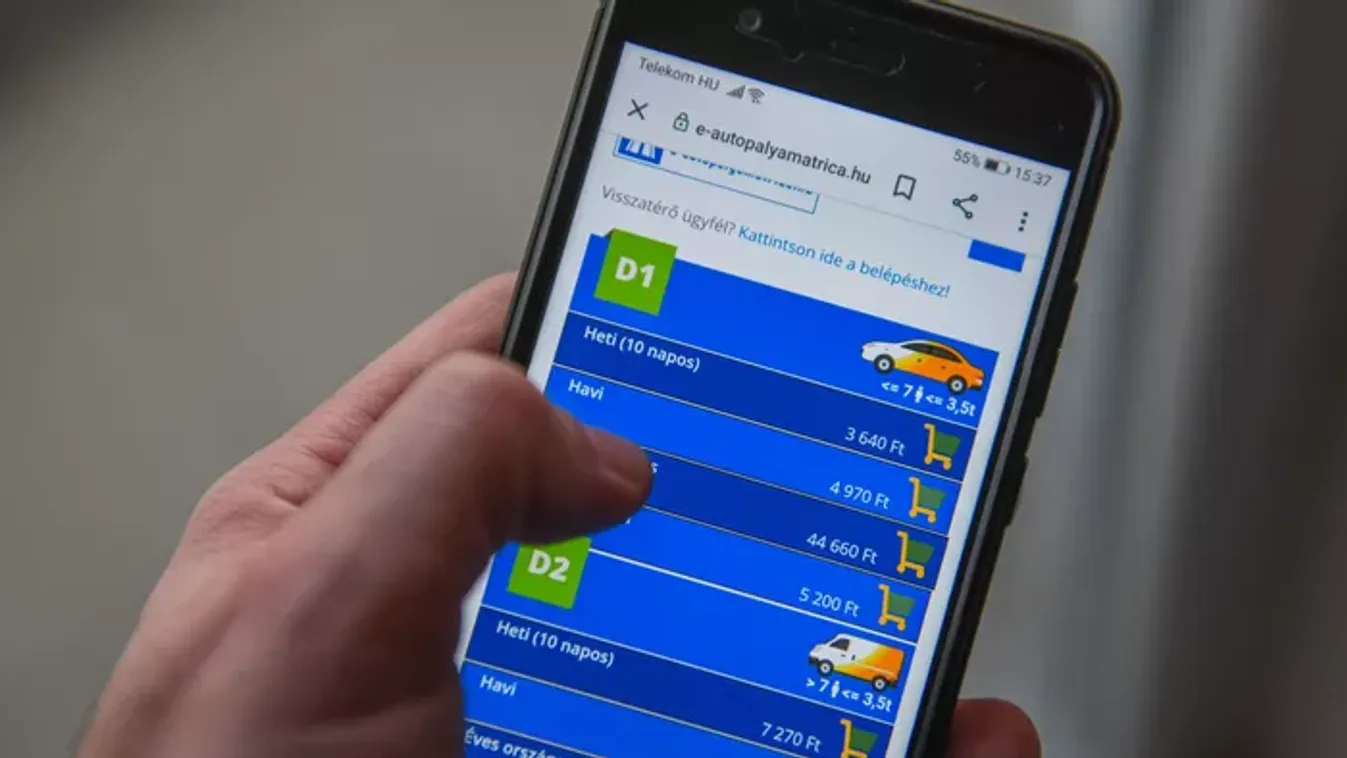 Mutatjuk, mennyibe kerülnek jövőre az autópálya-matricák