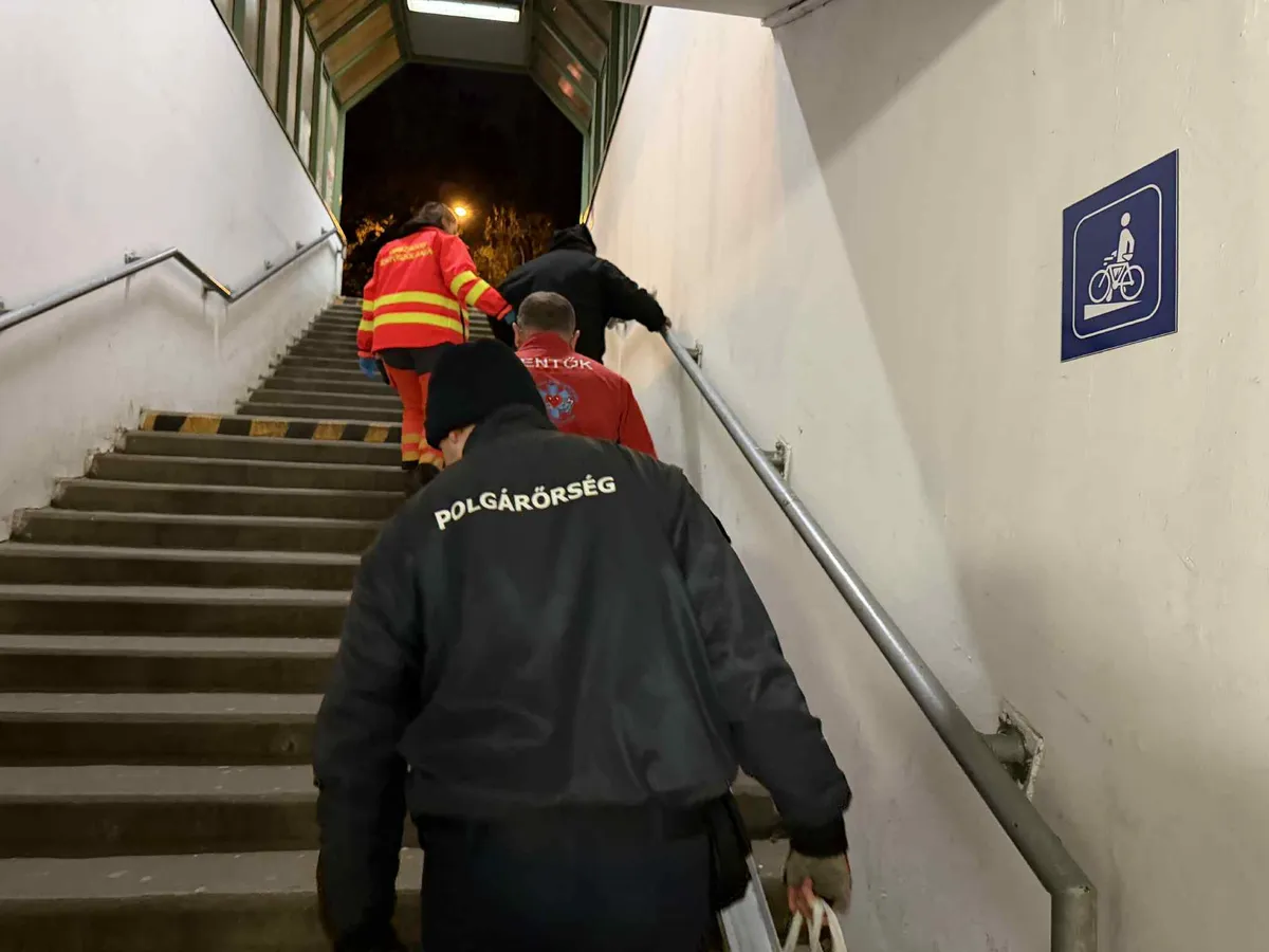 A férfi a mosonmagyaróvári vasútállomásnál zuhant a sínek közé