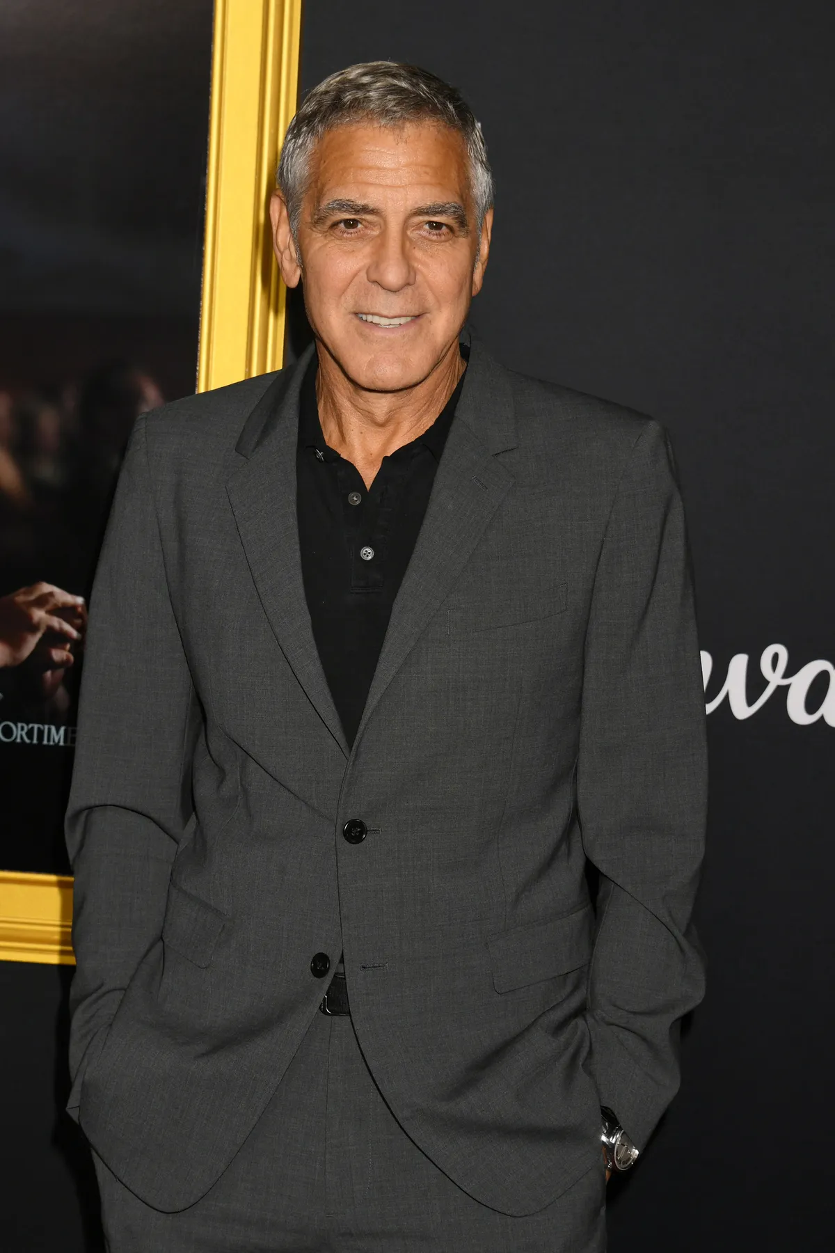 George Clooney a Jay Kelly premierjén