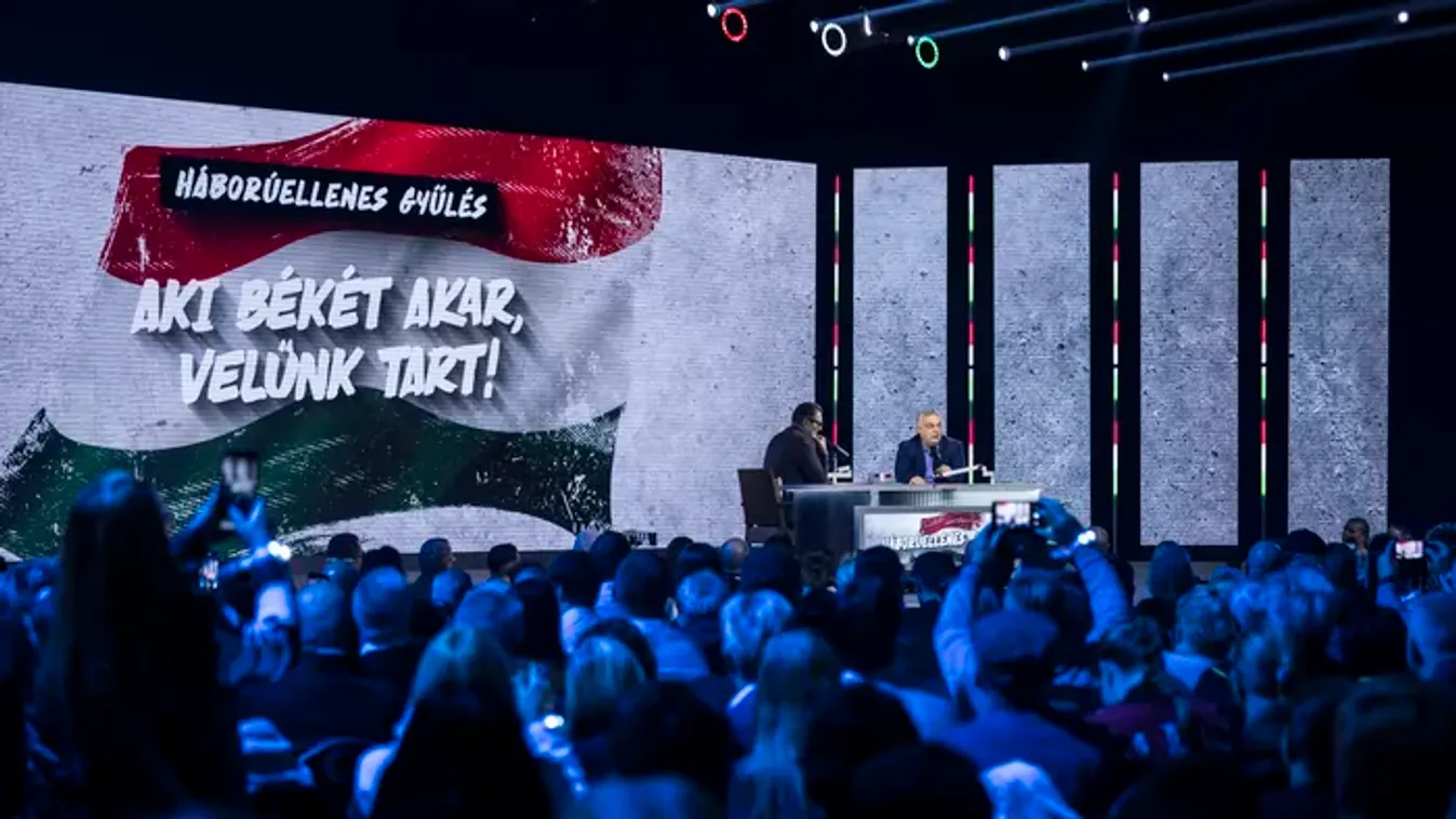 „Soha nem volt olyan fontos, hogy a békeszerető emberek összefogjanak” – a Háborúellenes Gyűlésen Gajdics Ottó is ott volt