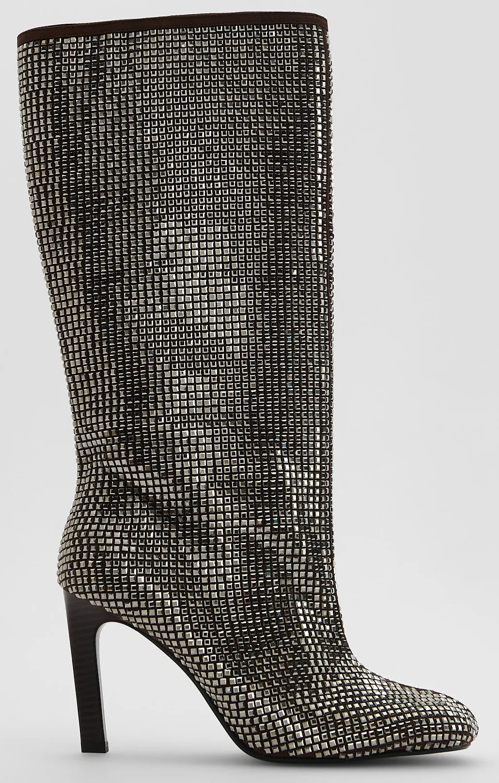 Női divat 50 felett: kristályos csizma.