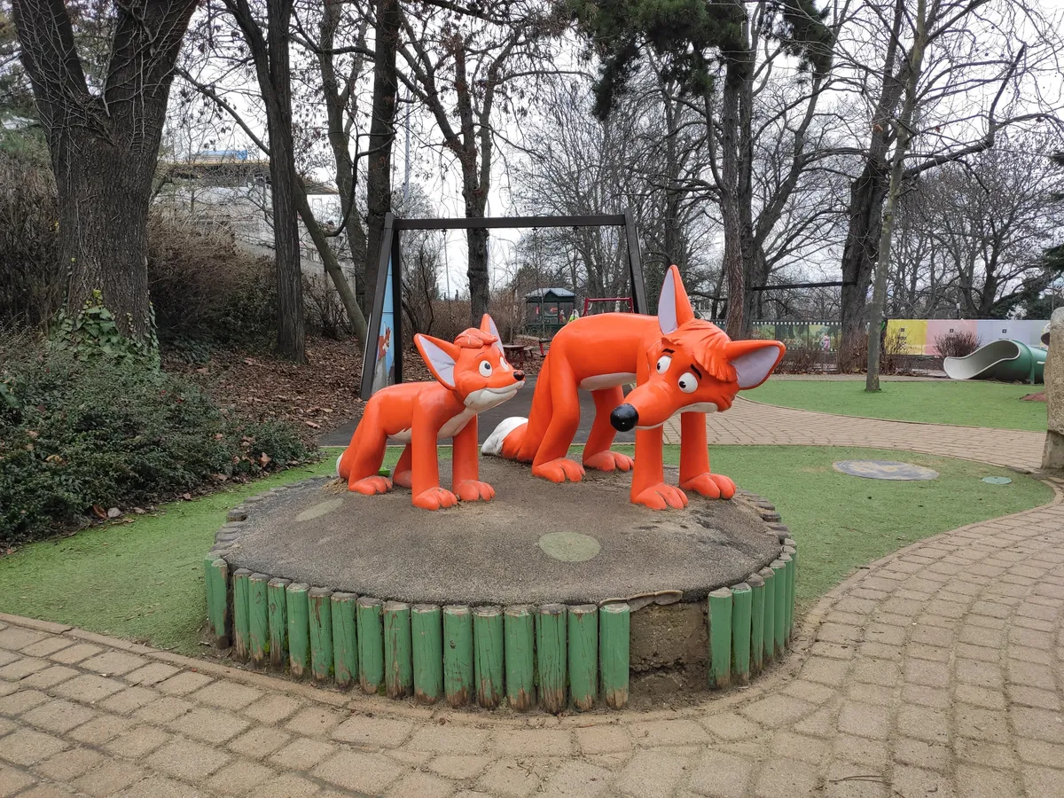 Vuk játszótér Budapesten a mesekvízben.