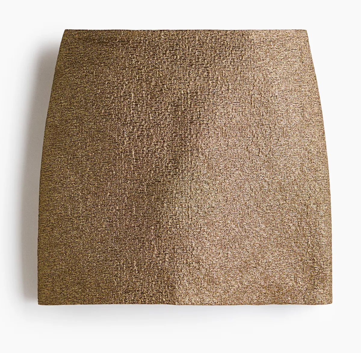 Női divat 50 felett:: fémes szoknya.