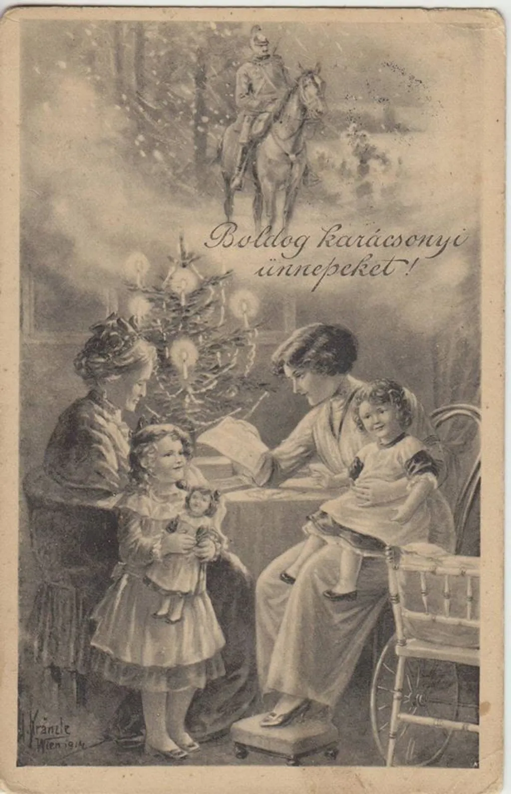 Ilyen volt a karácsonyi képeslapok eltűnt világa