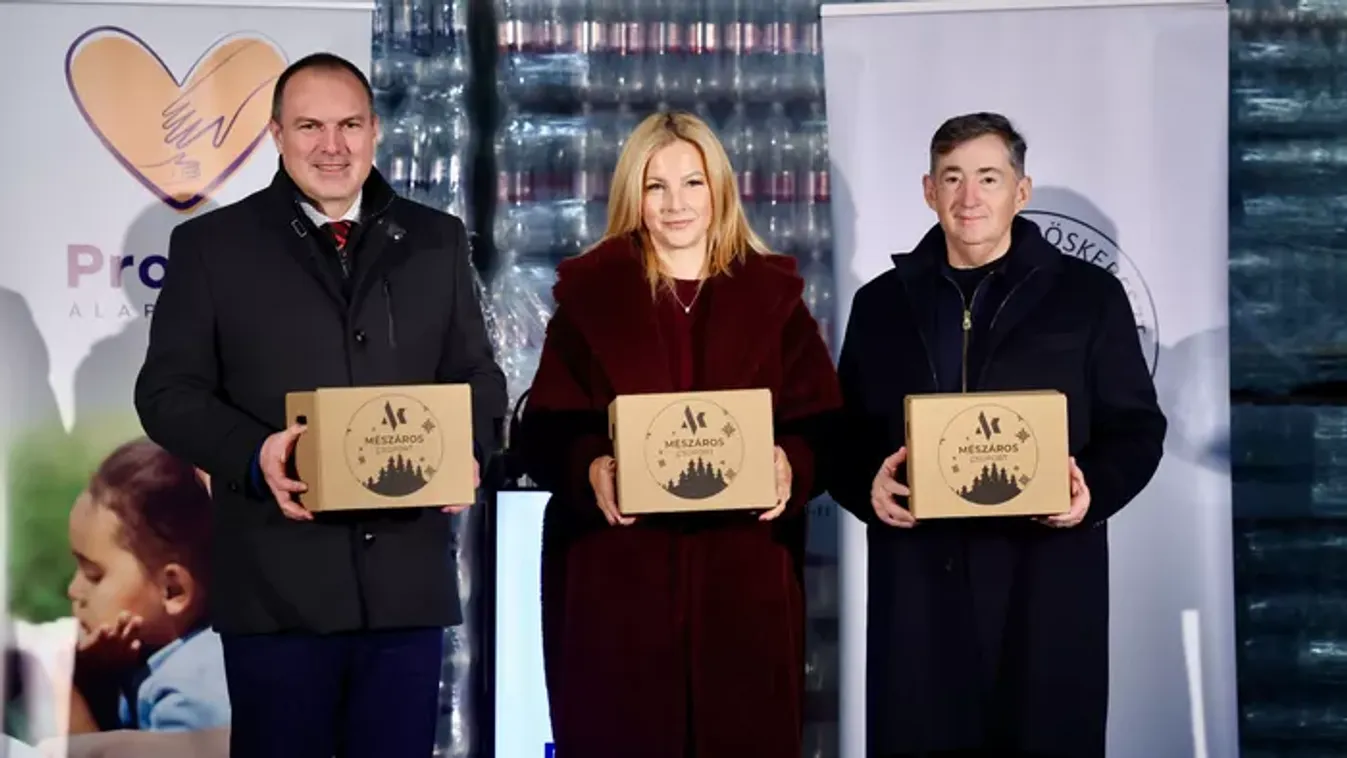 Élelmiszercsomagokkal segíti a rászoruló családokat a Pro Filii Alapítvány és a Magyar Vöröskereszt