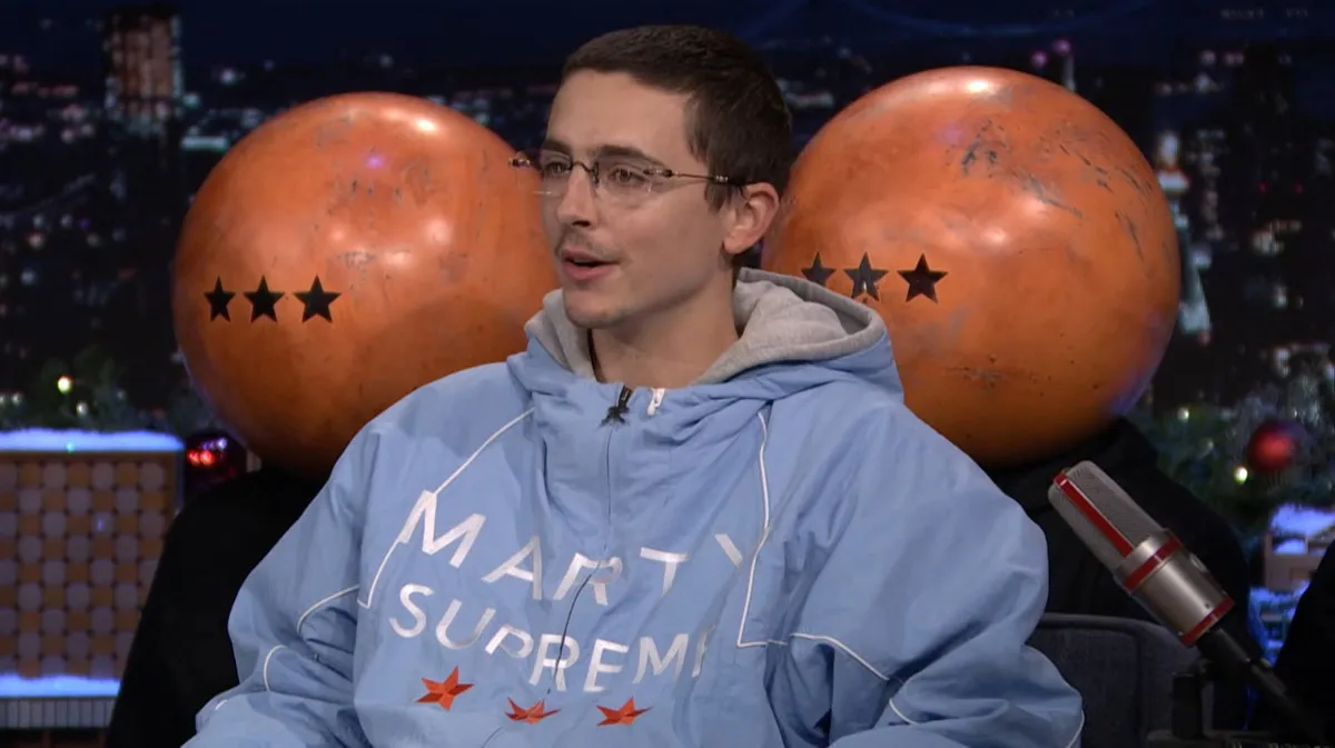 Timothée Chalamet invité de l'émission "Tonight Show Starring Jimmy Fallon" à New York