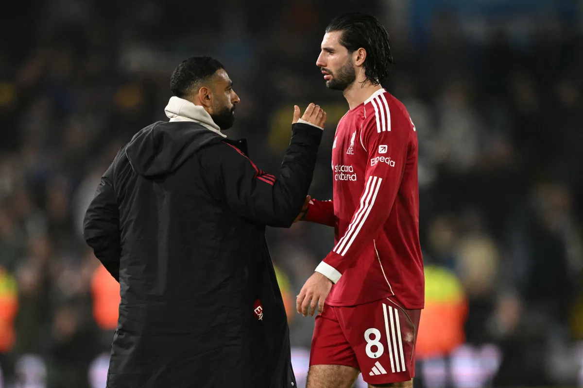 Mohamed Szalah (balra) a meccs utáni nyilvános kifakadásával zárójelbe tette mindazt, amiről Szoboszlai Dominik beszélt