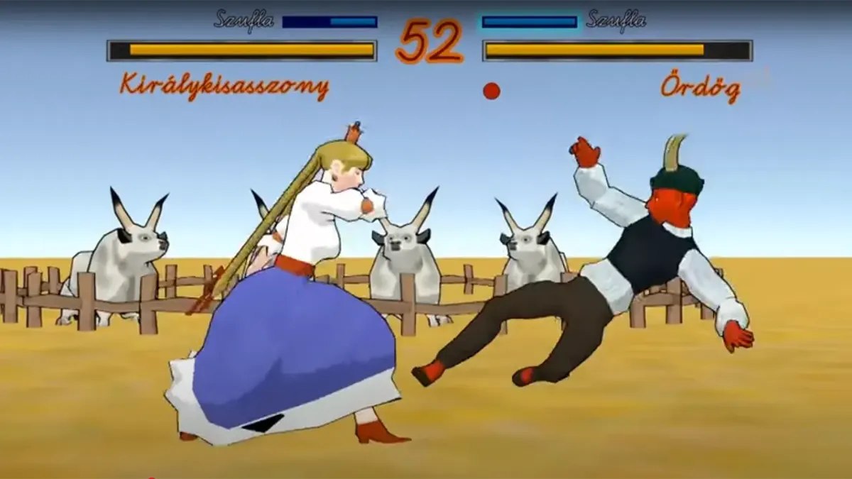 A Magyar népmesékből jól ismert karakterek küzdenek egymással