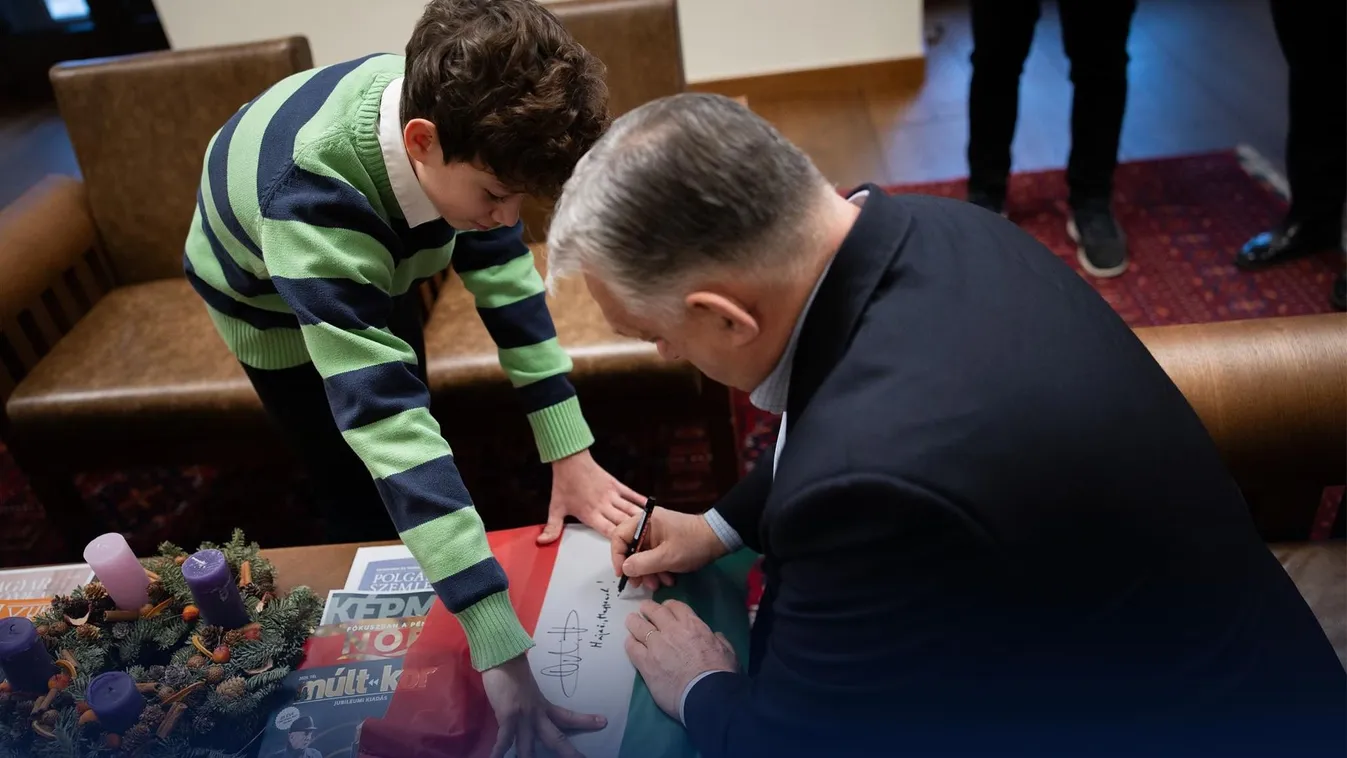 „Na szia, Gyurkó!” – nem akárki volt Orbán Viktor vendége – fotó