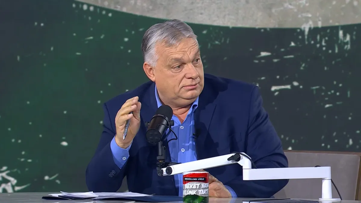 Orbán Viktor a Háborúellenes Gyűlésen, Mohácson