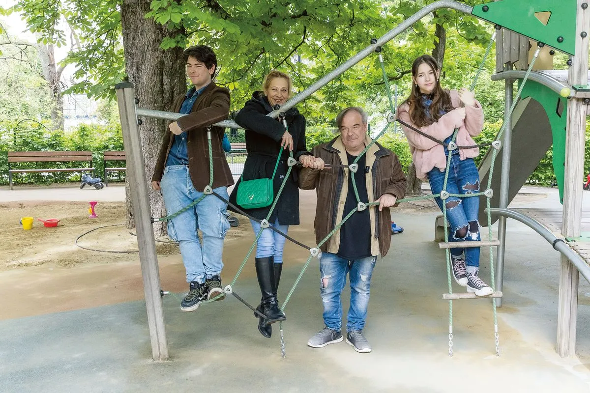 Kálloy Molnár Péter családja.