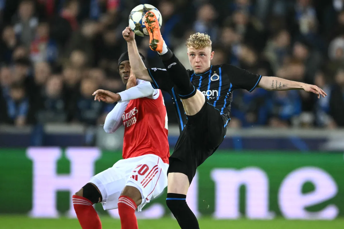 arsenal-bruges, bajnokok Ligája