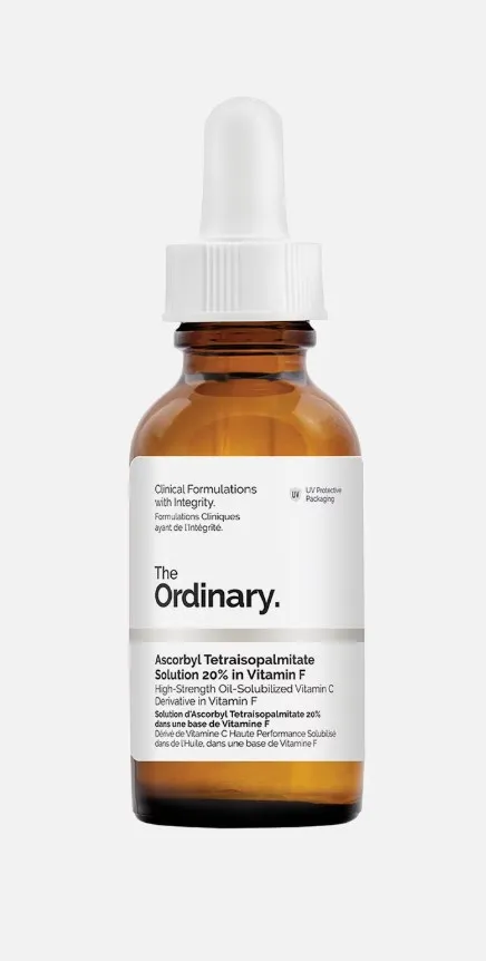 Zsíros bőrre használj Ascorbyl Tetraisopalmitate Solution 20% In Vitamin F-t.