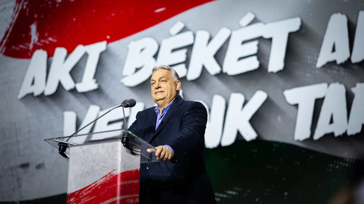 Háborúellenes Gyűlés Szegeden – Orbán Viktor  
 12.20 Szeged 