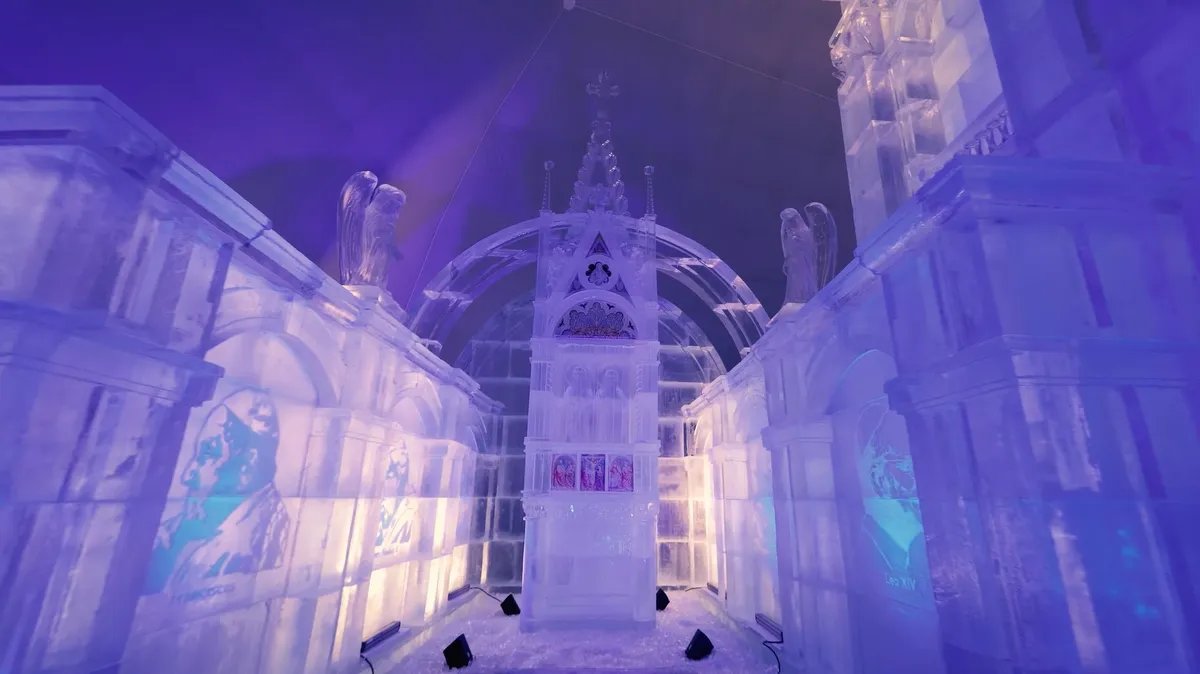 A 2025-ös Tátrai jégtemplom.