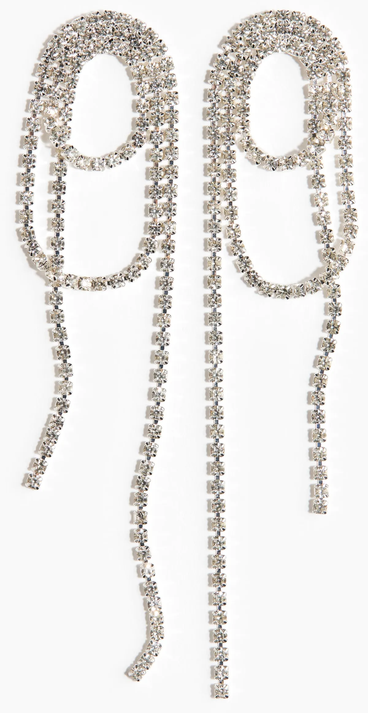 Stílustippek 50 felett: strasszköves fülbevaló H&M.