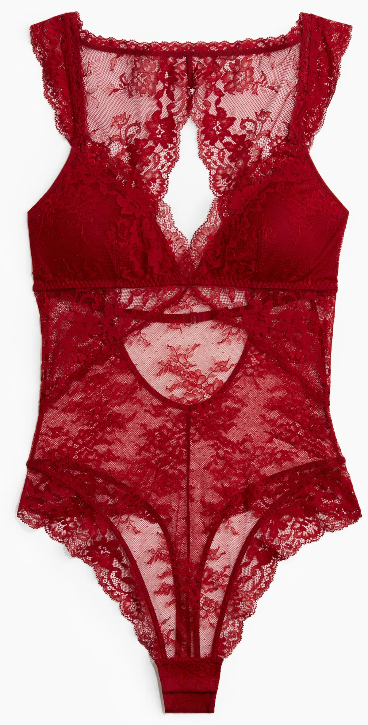 Karácsonyi divat: csipkés body.