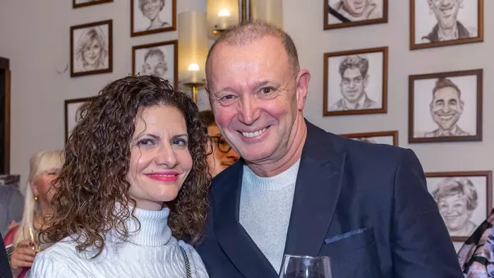 Győrfi Pál a premier után hatalmasat ünnepelt feleségével.