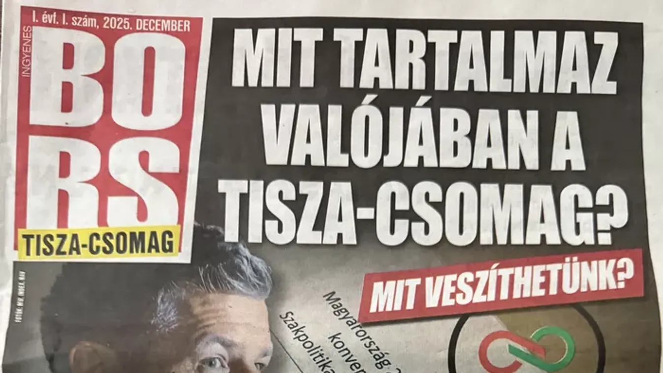 Itt a betiltott Bors! Közzétesszük a Tisza-adócsomagot ismertető különszámot. Éljen a sajtószabadság!