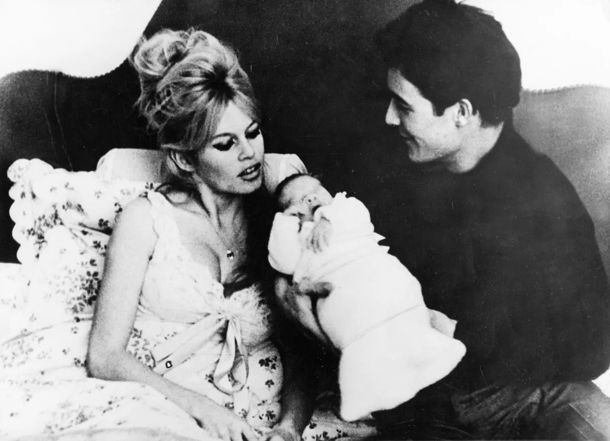 Brigitte Bardot, Jacques Charrier és fiuk, Nicolas-Jacques Charrier. 